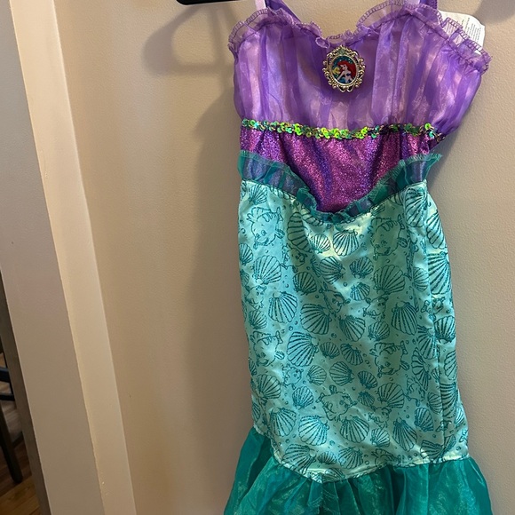 Disney Ariel Little Mermaid Costume Dress - Purple and Turquoise - Picture 2 of 7